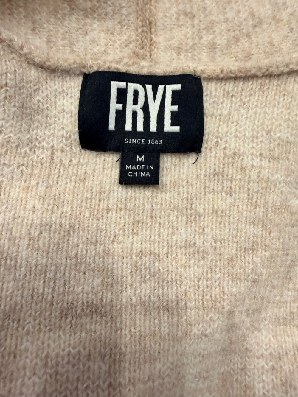 *NWOT* Frye Aztec Print Long Line Open Cardigan Sweater, Size Medium - Picture 8 of 10